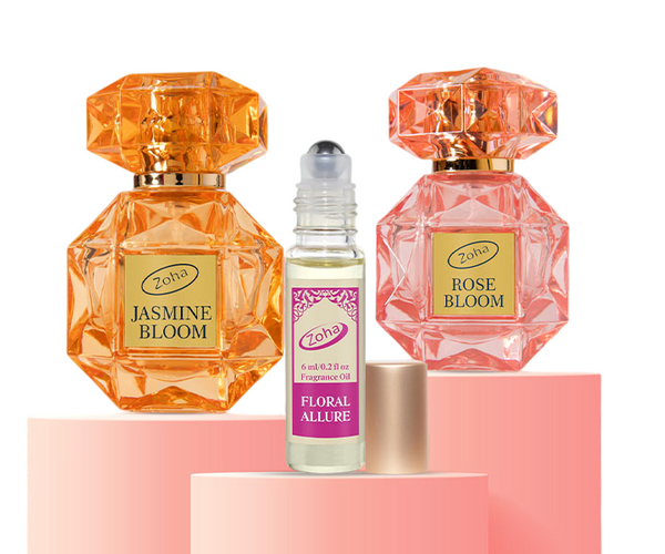 Floral Perfume Oils | Alcohol-Free Rose, Jasmine & Garden Scents