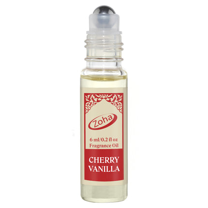 Cherry Vanilla – Cherry Perfume for Women and Men, Travel Size Women Perfume Oil, Alcohol Free Fragrances