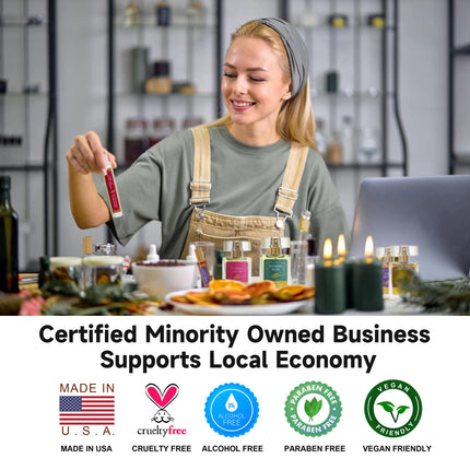 Vanilla Bloom Perfume for Women and Men, Alcohol Free Perfume Oil Roll On and Fragrance Mist