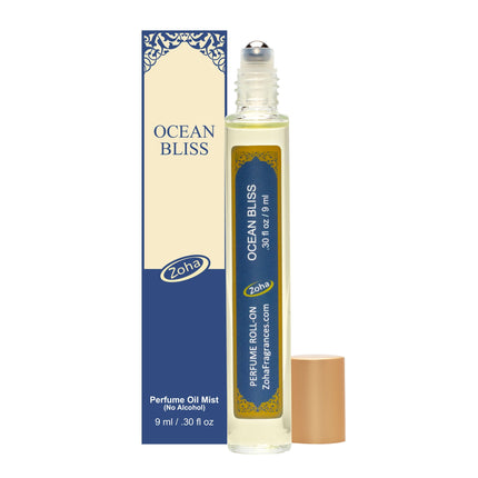 Ocean Bliss Perfume for Men, Alcohol Free Perfume Oil Roll On and Fragrance Mist