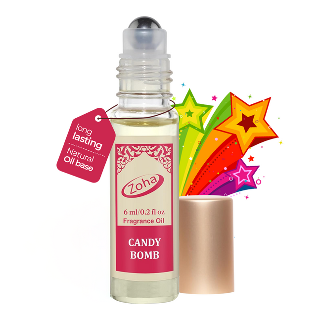 Candy Bomb - Alcohol Free Candy Perfume Oil Roll On and Fragrance Mist