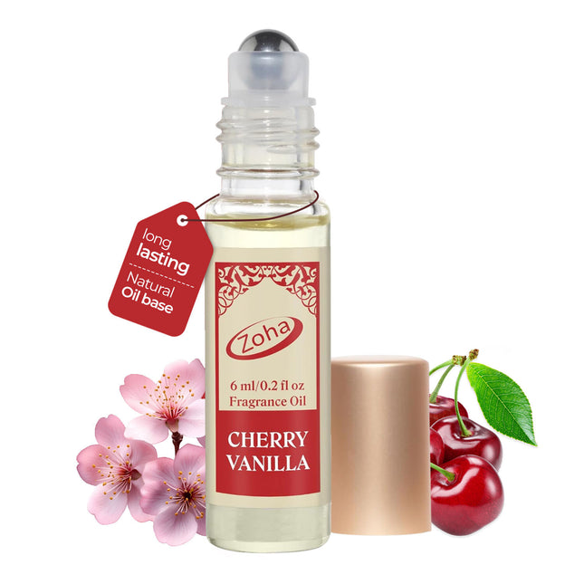 Cherry Vanilla - Alcohol Free Cherry Perfume Oil Roll On and Fragrance Mist