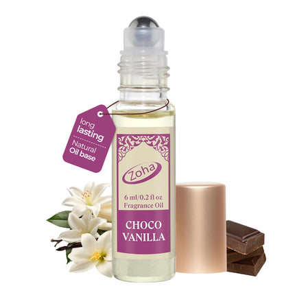 Choco Vanilla - Alcohol Free Choco Perfume Oil Roll On and Fragrance Mist