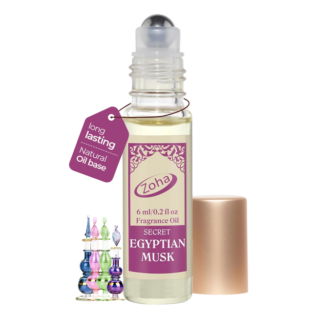 Egyptian Musk - Alcohol Free Perfume Oil Roll On and Fragrance Mist