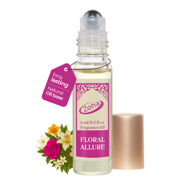 Floral Allure - Alcohol Free Floral Perfume Oil Roll On and Fragrance Mist