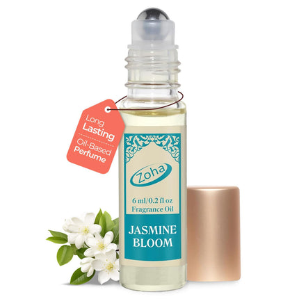 Jasmine Bloom - Alcohol Free Jasmine Perfume Oil Roll On and Fragrance Mist