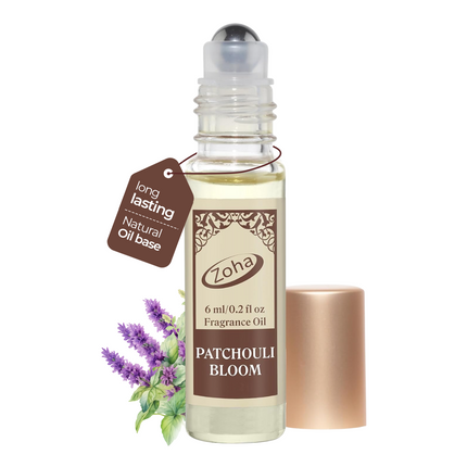 Patchouli Bloom - Alcohol Free Patchouli Perfume Oil Roll On and Fragrance Mist