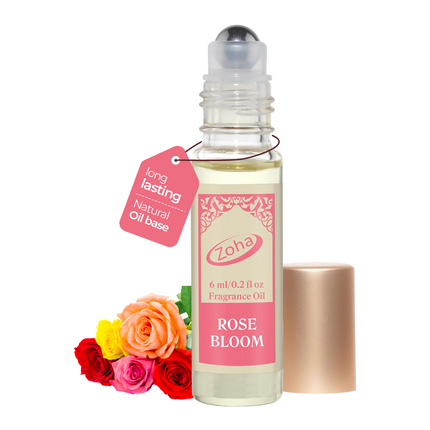 Rose Bloom - Alcohol Free Perfume Oil Roll On and Fragrance Mist
