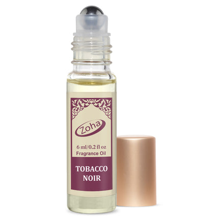 Tobacco Noir  Oil Perfume for Women & Men, Roll On Perfume Oil and Tobacco Perfume Spray, Alcohol Free Skin Moisturizing Tobacco Oil Perfume