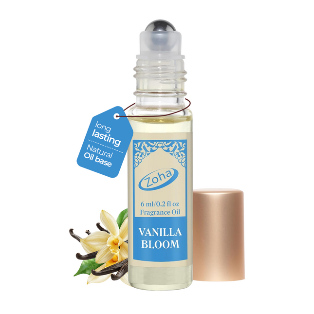 Vanilla Bloom - Alcohol Free Perfume Oil Roll On and Fragrance Mist