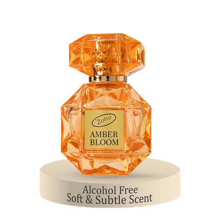 Amber Bloom Perfume for Women and Men, Alcohol Free Perfume Oil Roll On and Fragrance Mist