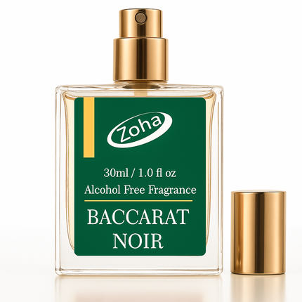 Baccarat Noir - Alcohol Free Perfume Oil Roll On and Fragrance Mist