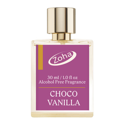 Choco Vanilla – Choco Perfume for Women and Men, Travel Size Women Perfume Oil, Alcohol Free Fragrances