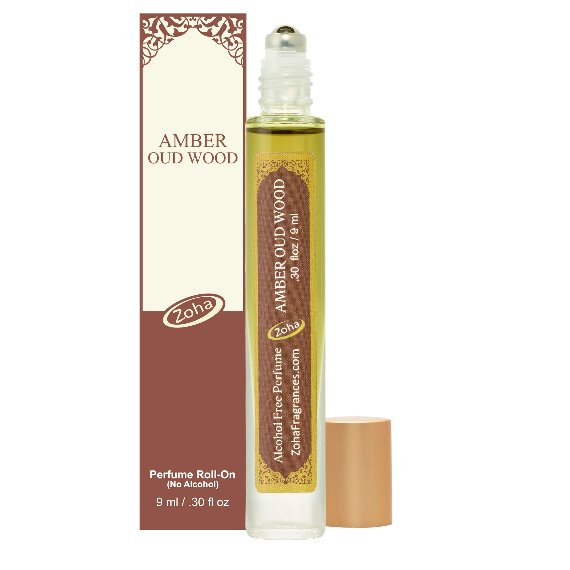 Amber Oud Wood Roll On Perfume for Women and Men