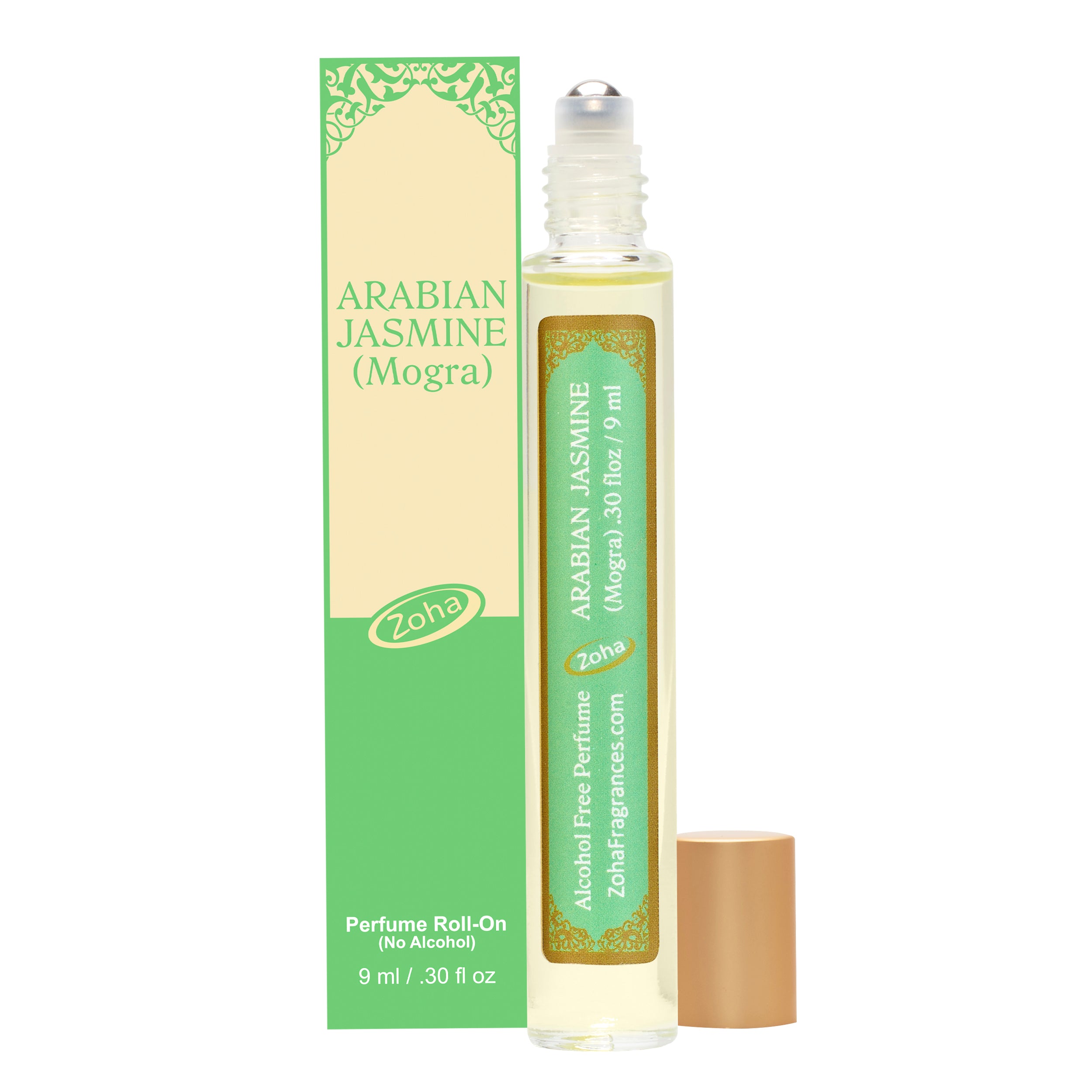 Arabian Jasmine (Mogra) Roll On Perfume for Women and Men - Zoha Fragrances